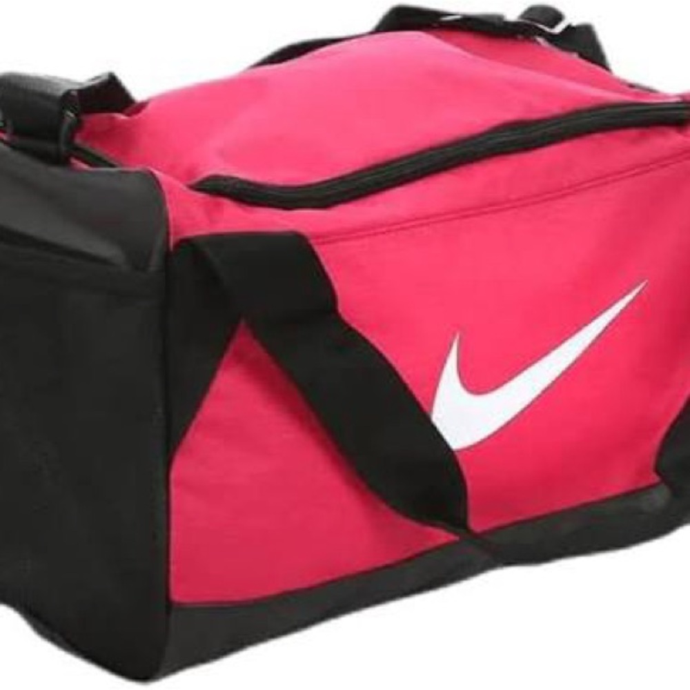 Nike Fuchsia and Black Sports Bag